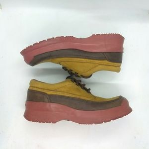 Cole Has Sporting Brown Leather Shoes Sz 5